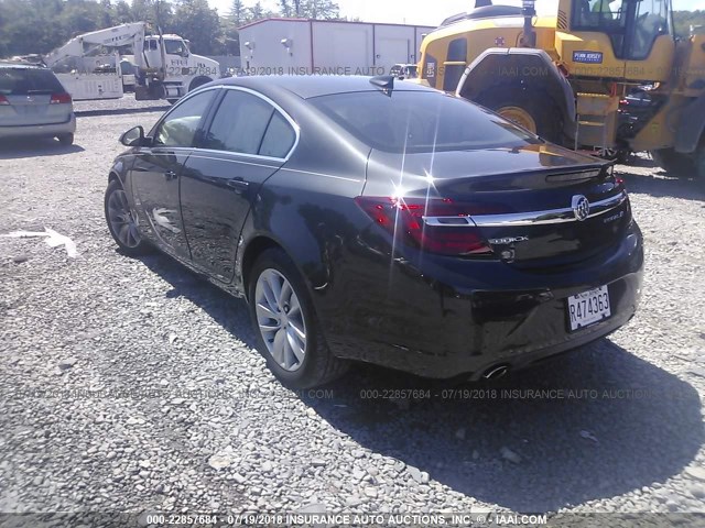 2G4GK5EX9G9104784 - 2016 BUICK REGAL GRAY photo 3