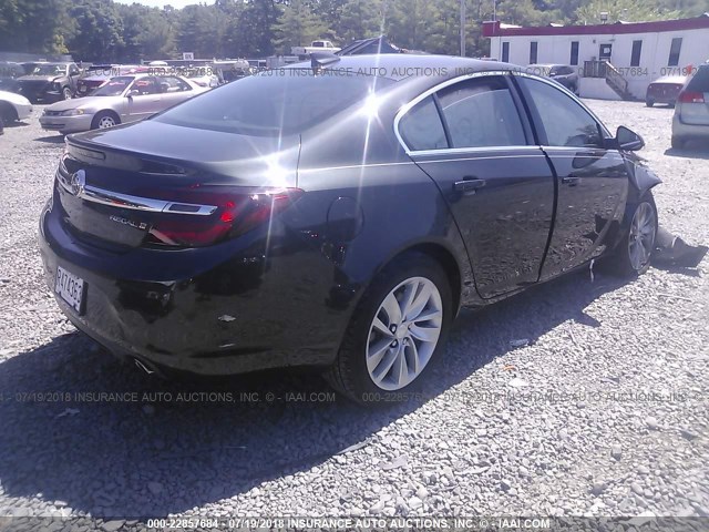 2G4GK5EX9G9104784 - 2016 BUICK REGAL GRAY photo 4