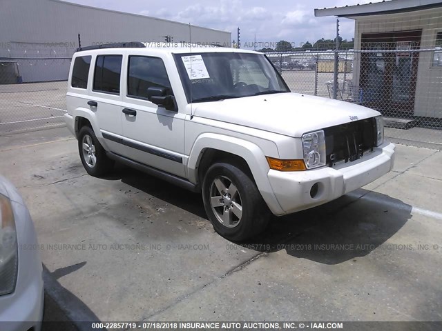 1J8HG48K36C163172 - 2006 JEEP COMMANDER WHITE photo 1