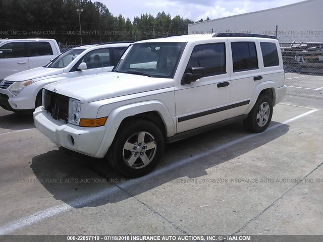 1J8HG48K36C163172 - 2006 JEEP COMMANDER WHITE photo 2