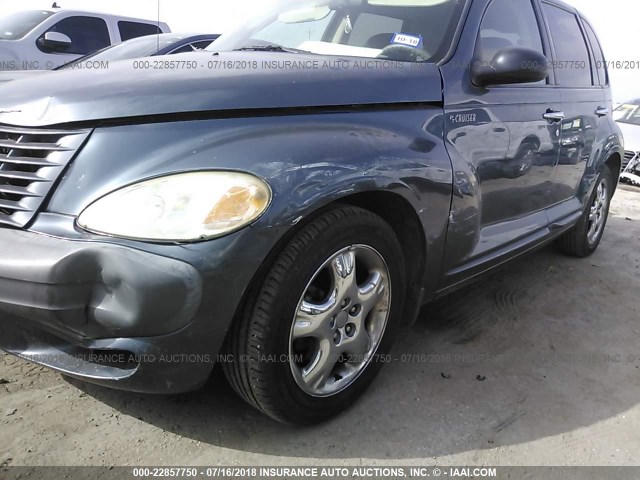 3C4FY58BX2T263057 - 2002 CHRYSLER PT CRUISER TOURING Navy photo 6