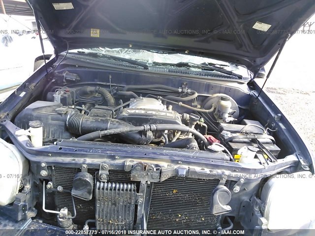 5TBRT341X3S336364 - 2003 TOYOTA TUNDRA ACCESS CAB SR5 BLUE photo 10