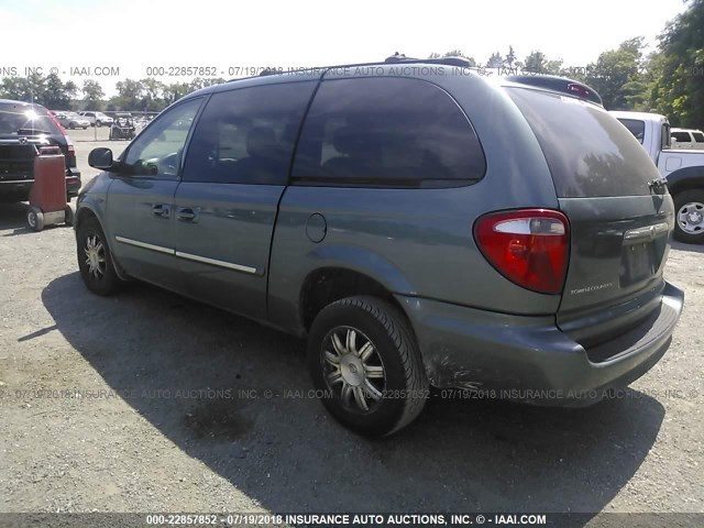 2C8GP54L15R263573 - 2005 CHRYSLER TOWN & COUNTRY TOURING TEAL photo 3