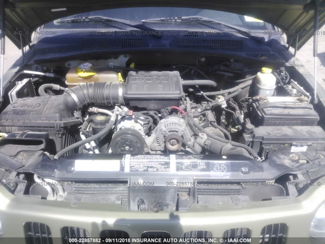 1J4GL38KX2W347164 - 2002 JEEP LIBERTY RENEGADE GREEN photo 10