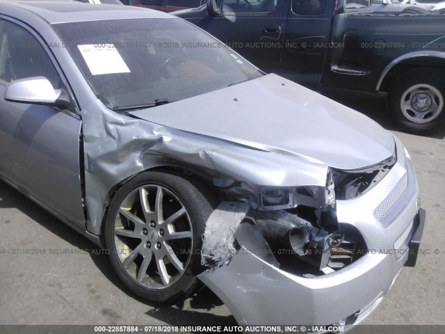 1G1ZG5E72CF134525 - 2012 CHEVROLET MALIBU LTZ 银色 照片 6