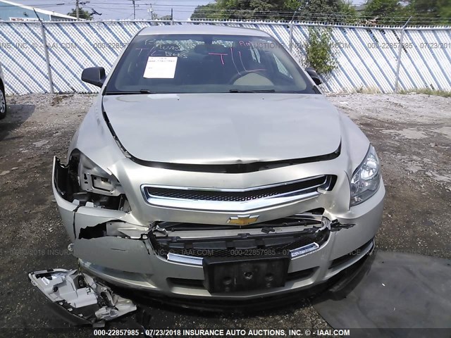 1G1ZB5EB6AF144295 - 2010 CHEVROLET MALIBU LS TAN photo 6