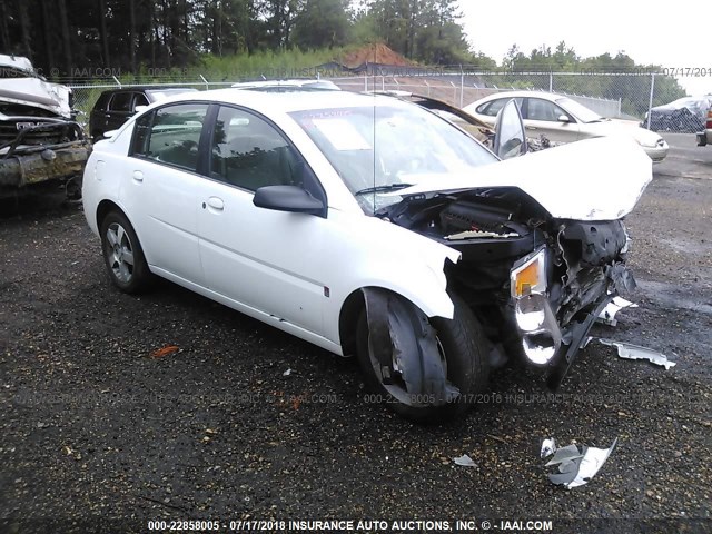 1G8AL58F87Z141951 - 2007 SATURN ION LEVEL 3 WHITE photo 1