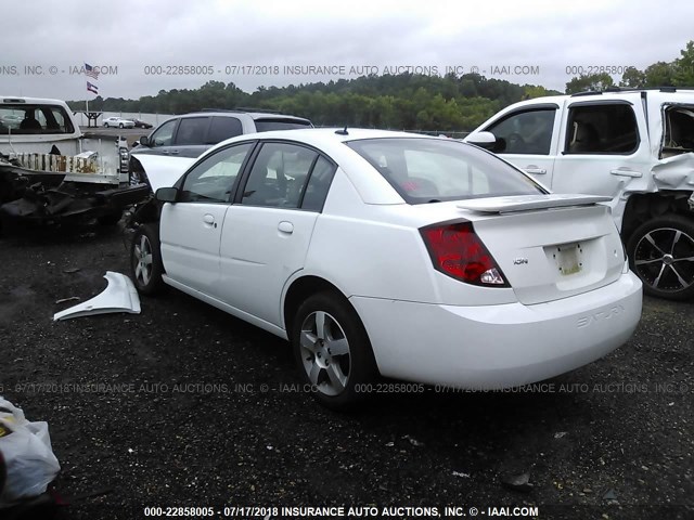1G8AL58F87Z141951 - 2007 SATURN ION LEVEL 3 WHITE photo 3