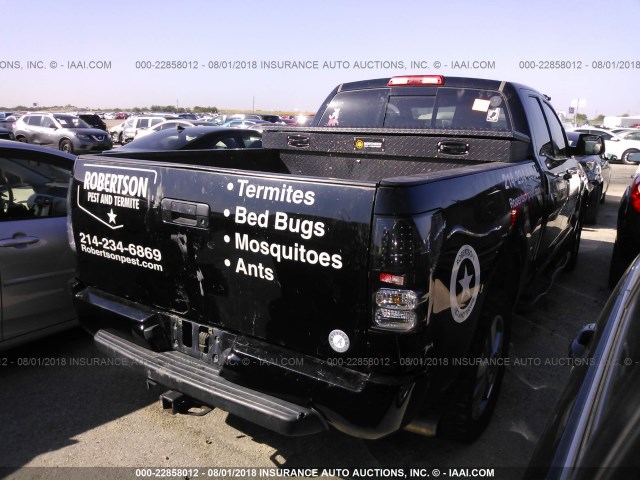 5TFRY5F10AX082480 - 2010 TOYOTA TUNDRA DOUBLE CAB SR5 BLACK photo 4