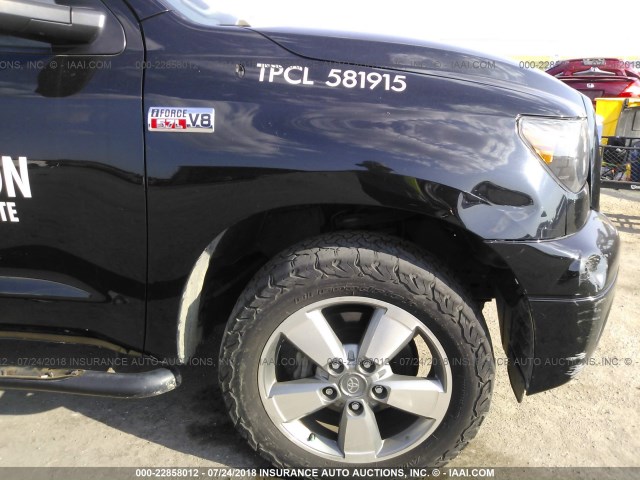5TFRY5F10AX082480 - 2010 TOYOTA TUNDRA DOUBLE CAB SR5 BLACK photo 6