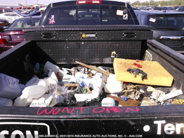 5TFRY5F10AX082480 - 2010 TOYOTA TUNDRA DOUBLE CAB SR5 BLACK photo 8