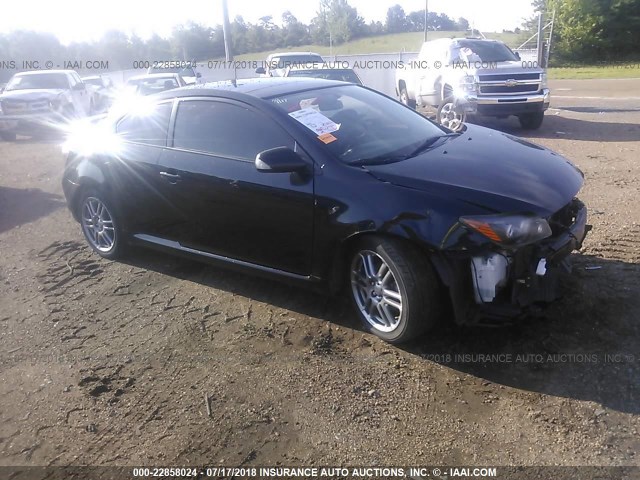 JTKDE167X80246426 - 2008 TOYOTA SCION TC BLACK photo 1