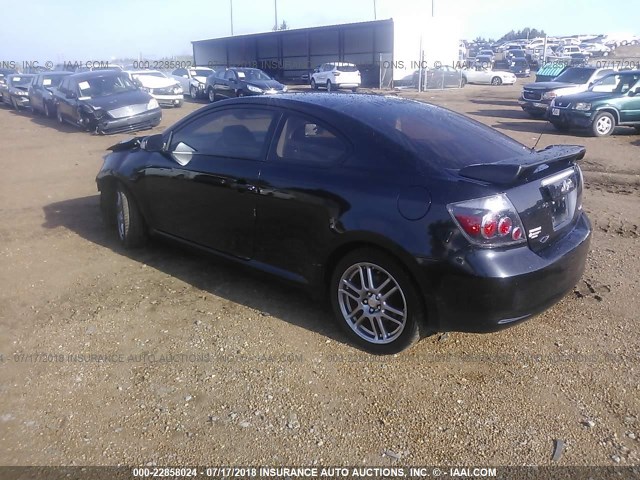 JTKDE167X80246426 - 2008 TOYOTA SCION TC BLACK photo 3