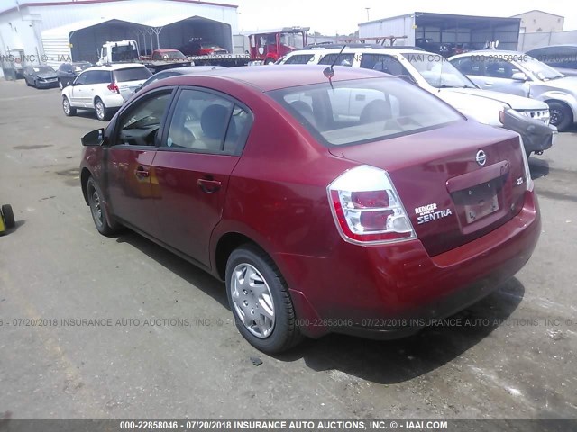 3N1AB61E87L697901 - 2007 NISSAN SENTRA 2.0/2.0S/2.0SL RED photo 3