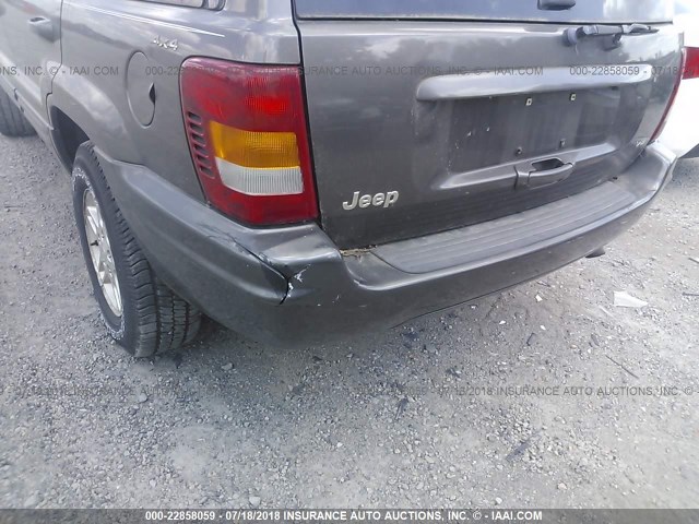 1J4GW58N4YC103386 - 2000 JEEP GRAND CHEROKEE LIMITED GRAY photo 6