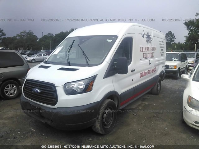 1FTYR2CMXHKB03364 - 2017 FORD TRANSIT T-250 WHITE photo 2