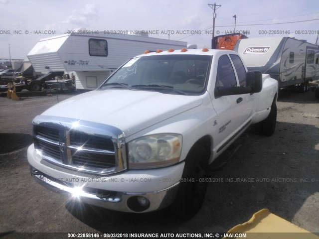 3D7ML48C96G253164 - 2006 DODGE RAM 3500 ST/SLT WHITE photo 2