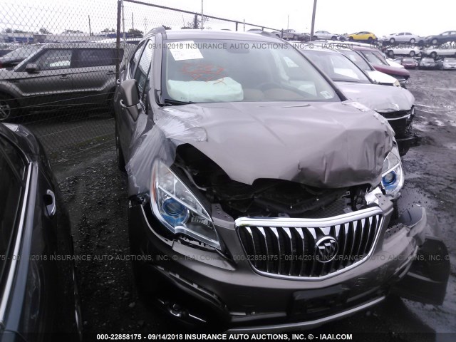 KL4CJGSB7DB206891 - 2013 BUICK ENCORE TAN photo 1