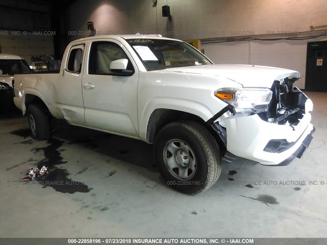 5TFRX5GN8GX073202 - 2016 TOYOTA TACOMA ACCESS CAB/SR/SR5 WHITE photo 1