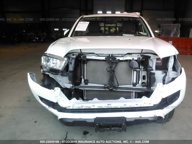 5TFRX5GN8GX073202 - 2016 TOYOTA TACOMA ACCESS CAB/SR/SR5 თეთრი ფოტო 6