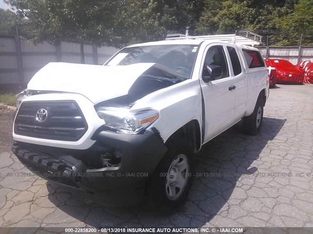 5TFRX5GN1HX084317 - 2017 TOYOTA TACOMA ACCESS CAB/SR/SR5 თეთრი ფოტო 2