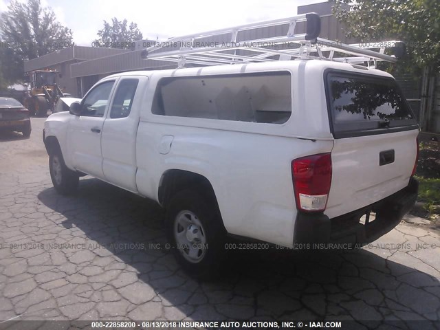 5TFRX5GN1HX084317 - 2017 TOYOTA TACOMA ACCESS CAB/SR/SR5 თეთრი ფოტო 3