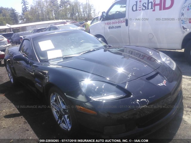 1G1YY26E385116990 - 2008 CHEVROLET CORVETTE Z06 BLACK photo 1