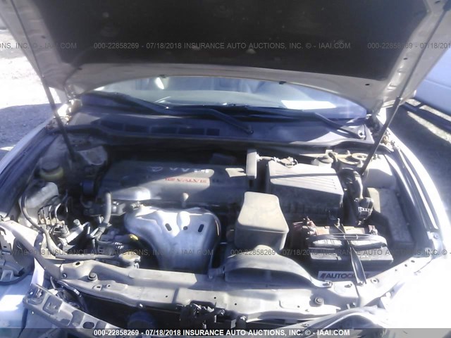 4T1BE46K57U015456 - 2007 TOYOTA CAMRY NEW GENERAT CE/LE/XLE/SE Champagne photo 10
