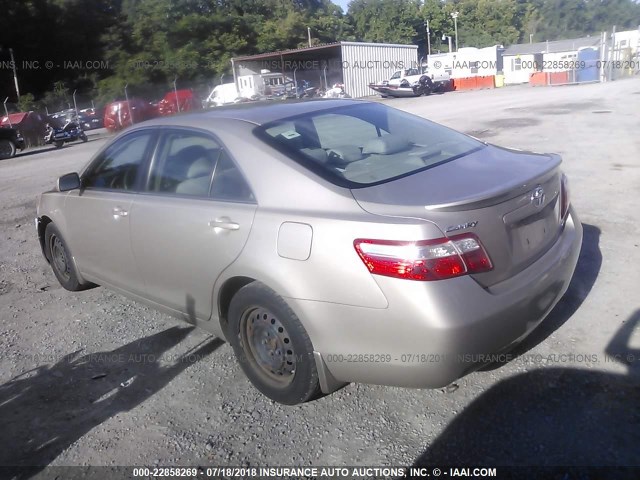 4T1BE46K57U015456 - 2007 TOYOTA CAMRY NEW GENERAT CE/LE/XLE/SE Champagne photo 3