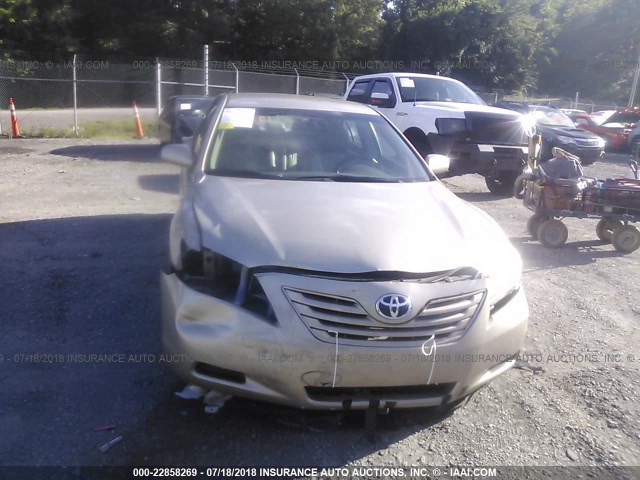 4T1BE46K57U015456 - 2007 TOYOTA CAMRY NEW GENERAT CE/LE/XLE/SE Champagne photo 6