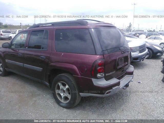 1GNET16S746240460 - 2004 CHEVROLET TRAILBLAZER EXT LS/EXT LT MAROON photo 3