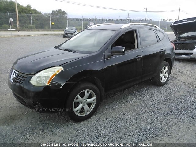 JN8AS58T98W002546 - 2008 NISSAN ROGUE S/SL BLACK photo 2