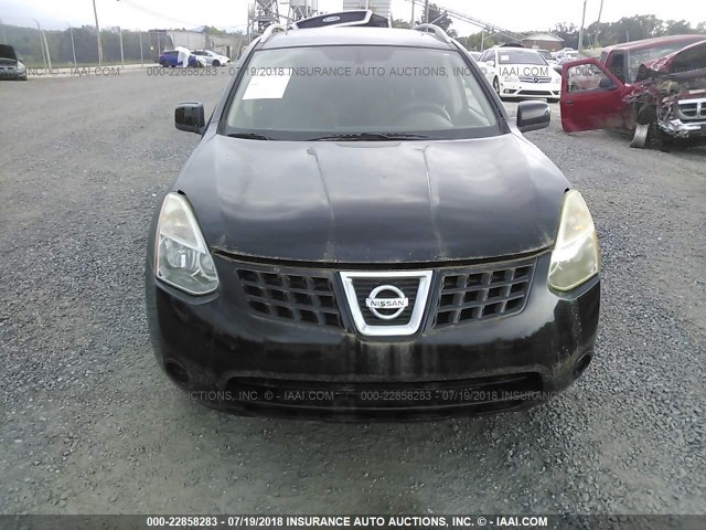 JN8AS58T98W002546 - 2008 NISSAN ROGUE S/SL BLACK photo 6