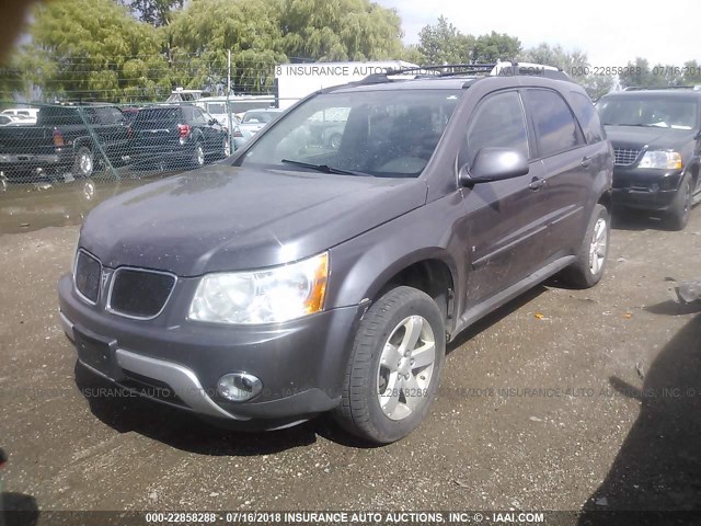 2CKDL73FX76017433 - 2007 PONTIAC TORRENT GRAY photo 2