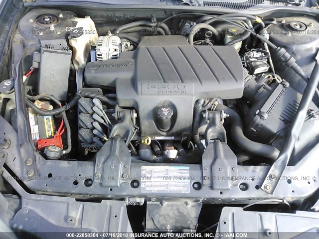 2G2WR524251149345 - 2005 PONTIAC GRAND PRIX GTP BLACK photo 10