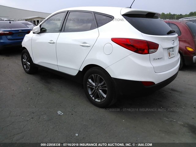 KM8JT3AF9FU959801 - 2015 HYUNDAI TUCSON GLS WHITE photo 3