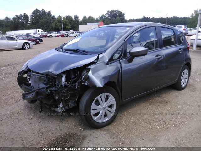 3N1CE2CP7HL375596 - 2017 NISSAN VERSA NOTE S/S PLUS/SV/SL/SR Light Blue photo 2