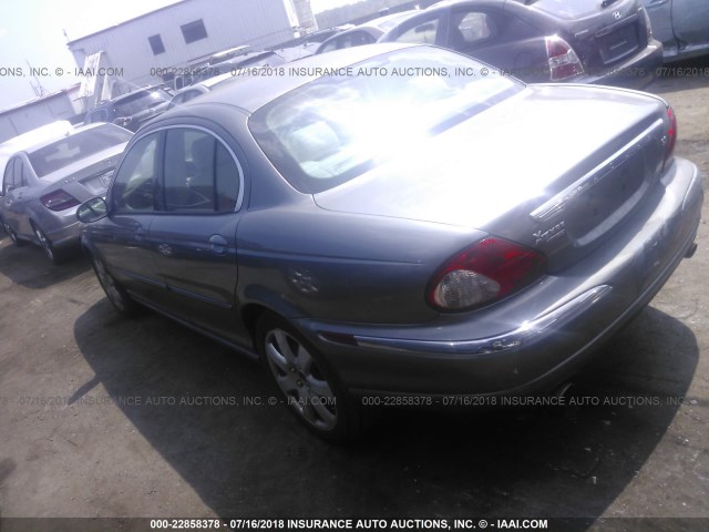 SAJEA51C04WE17554 - 2004 JAGUAR X-TYPE 3.0 GRAY photo 3