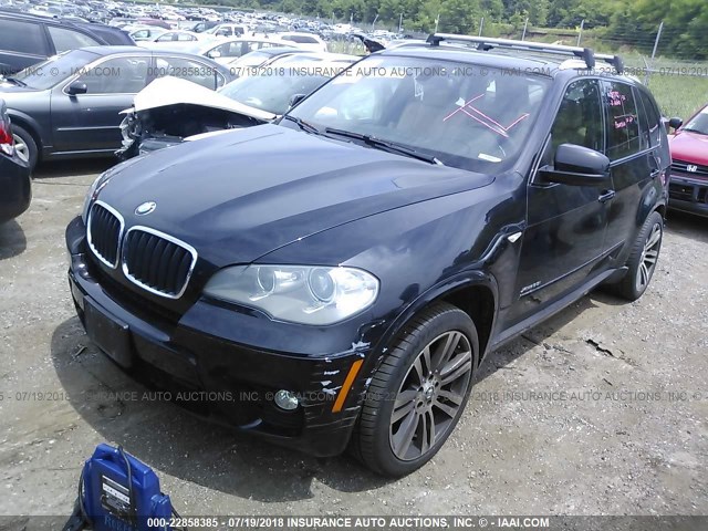 5UXZV4C59CL763787 - 2012 BMW X5 XDRIVE35I BLACK photo 2