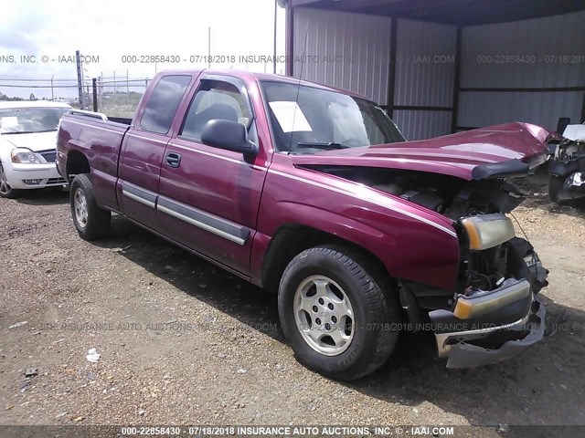 2GCEC19VX41315397 - 2004 CHEVROLET SILVERADO C1500 RED photo 1