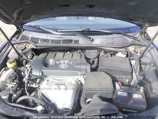 4T4BF3EK8AR051020 - 2010 TOYOTA CAMRY SE/LE/XLE 黑色 照片 10