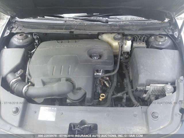 1G1ZA5EU8BF171939 - 2011 CHEVROLET MALIBU LS 黑色 照片 10