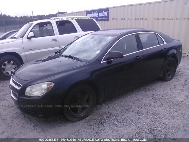 1G1ZA5EU8BF171939 - 2011 CHEVROLET MALIBU LS 黑色 照片 2
