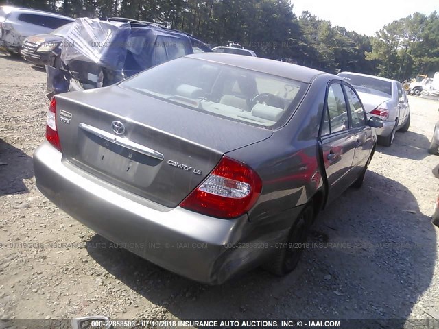 4T1BE32K64U834438 - 2004 TOYOTA CAMRY LE/XLE/SE 灰色 照片 4