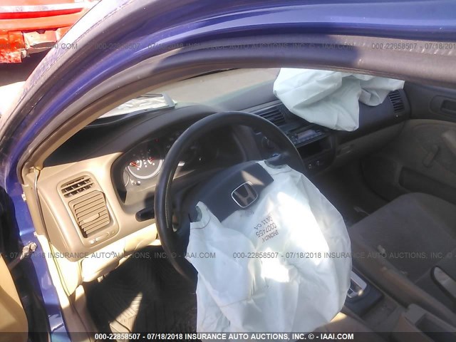 1HGES16375L013200 - 2005 HONDA CIVIC DX VP BLUE photo 5