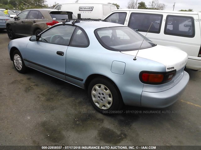 JT2AT86F1N0095836 - 1992 TOYOTA CELICA ST Light Blue photo 3