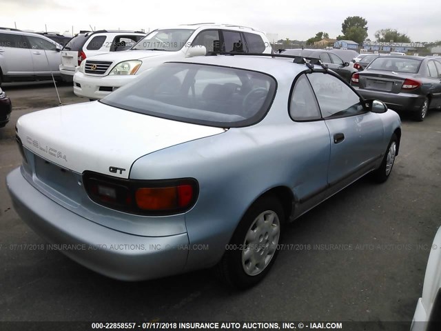 JT2AT86F1N0095836 - 1992 TOYOTA CELICA ST Light Blue photo 4