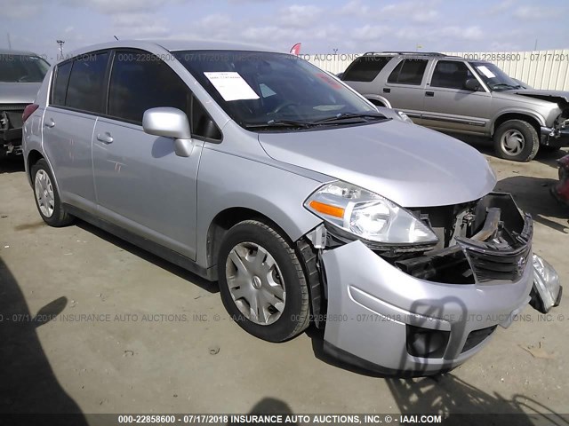 3N1BC1CP0CK809822 - 2012 NISSAN VERSA S/SL SILVER photo 1