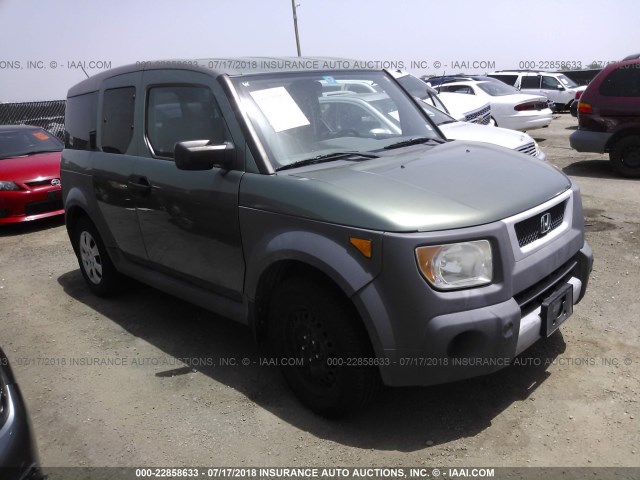 5J6YH28375L033244 - 2005 HONDA ELEMENT LX GREEN photo 1