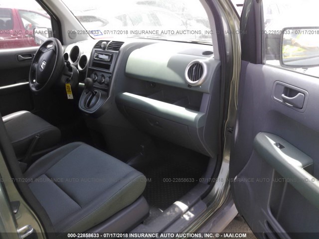 5J6YH28375L033244 - 2005 HONDA ELEMENT LX GREEN photo 5